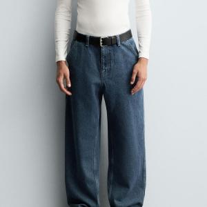 DENIM CHINO TROUSERS