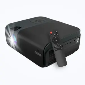 2. 4K Home Theater Projector with Built-in Speakers