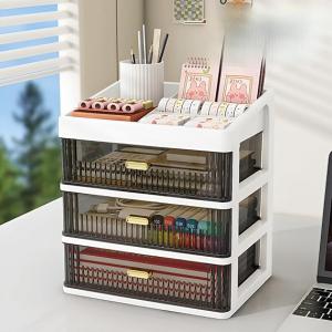 2-Layer Desk & Makeup Organizer