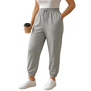 Women’s Cotton Jogger Pants with Adjustable Waistband