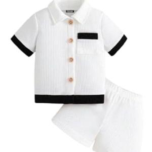 Stylish Baby Boy Shirt and Shorts Set