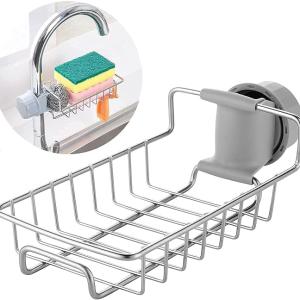 Kitchen Sink Faucet Sponge & Soap Holder