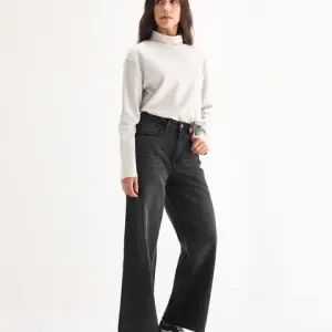WIDE LEG JEANS KINZY - BLACK