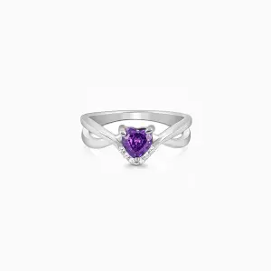Silver Perennial Love Ring