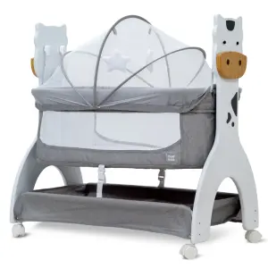 Manual Swing Cradle for Newborn Baby with Mosquito Net